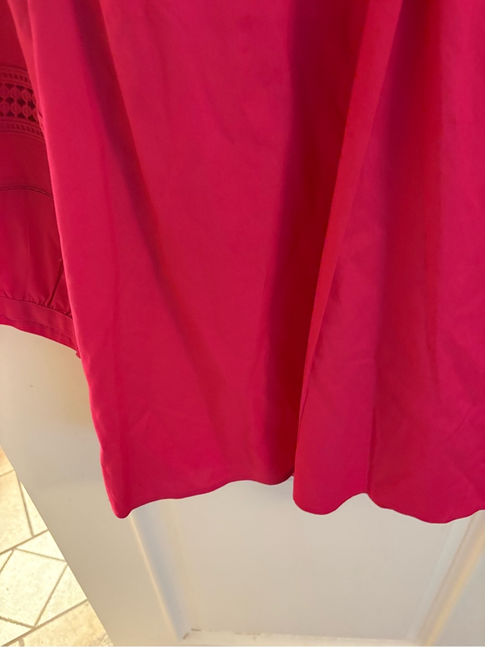 Chico's Bright Pink V Tunic Top - Picture 8 of 16